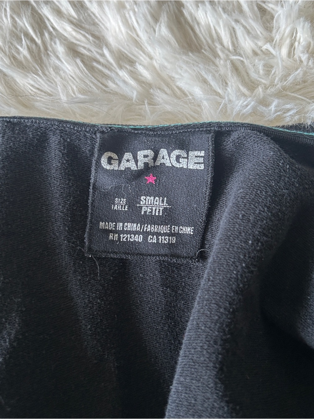 Y2K “Garage” Black ‘Newport’ Embroidered Graphic Zip-up Tracksuit Top - Picture 5 of 6